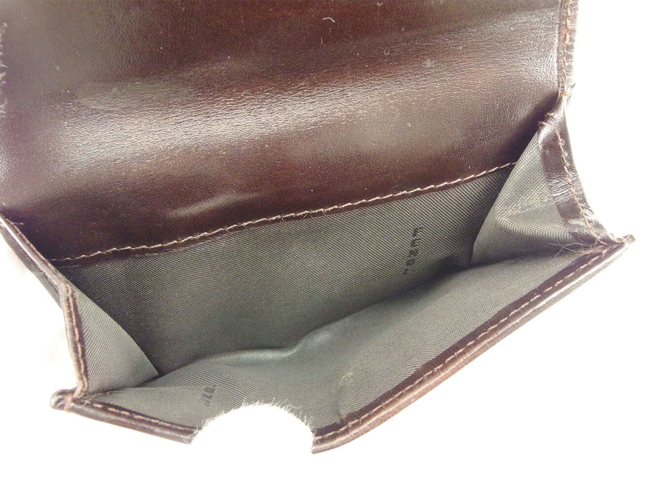 フェンディ FENDI ズッカ 二つ折り長財布 ブラウン ブラック キャンバス FENDI フェンディ ズッカ柄 キャンバス/レザー Wホック 二つ折り