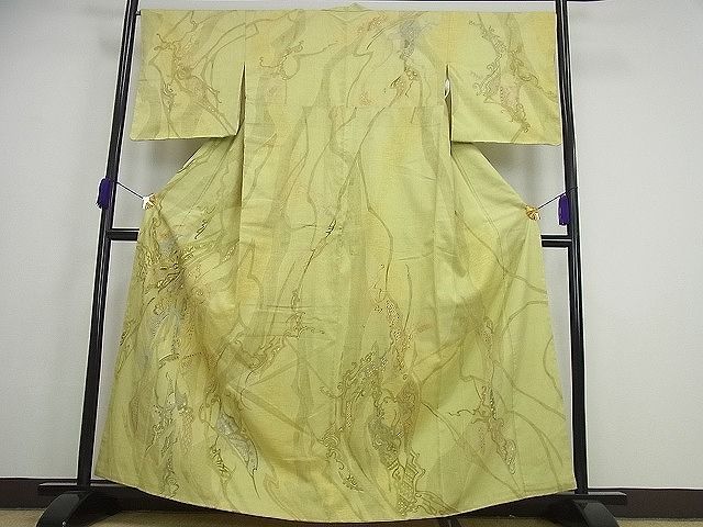 平和屋本店●超希少 創業460年・千總 訪問着 本場結城紬地 松坂屋扱い 逸品 未使用3s3896 平和屋本店○超希少 創業460年・千總 訪問着 本場結城紬地 松坂屋扱い