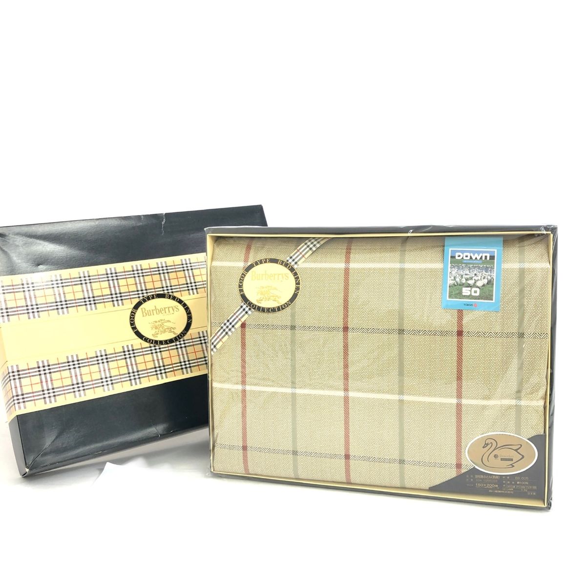 BURBERRY - バーバリー  羽毛 布団 ダウンケット 新品☆バーバリー】羽毛肌掛けふとん☆ダウンケット BURBERRY