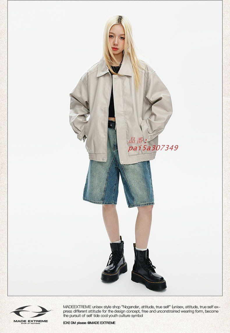 緊急大幅値下げ！ レザージャケット ジップ レディース 革ジャン ラムレザーM-XXLサイズ 男女兼用 防寒防風 上品 pai5a307349