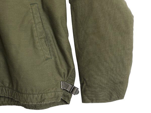 80s 米軍実物 USN ネイビー A-2 デッキ ジャケット メンズ L 程 86年製  