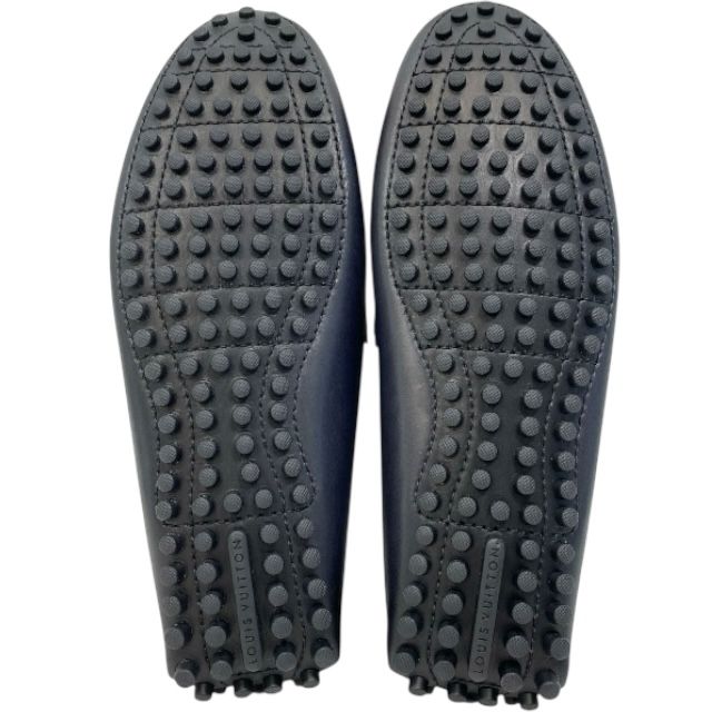 ルイ ヴィトン ND 1109 ホッケンハイムローファー シューズ ビジネス 靴 レザー ブラック LOUIS VUITTON サイズ 6 1 2 約25.5 cm