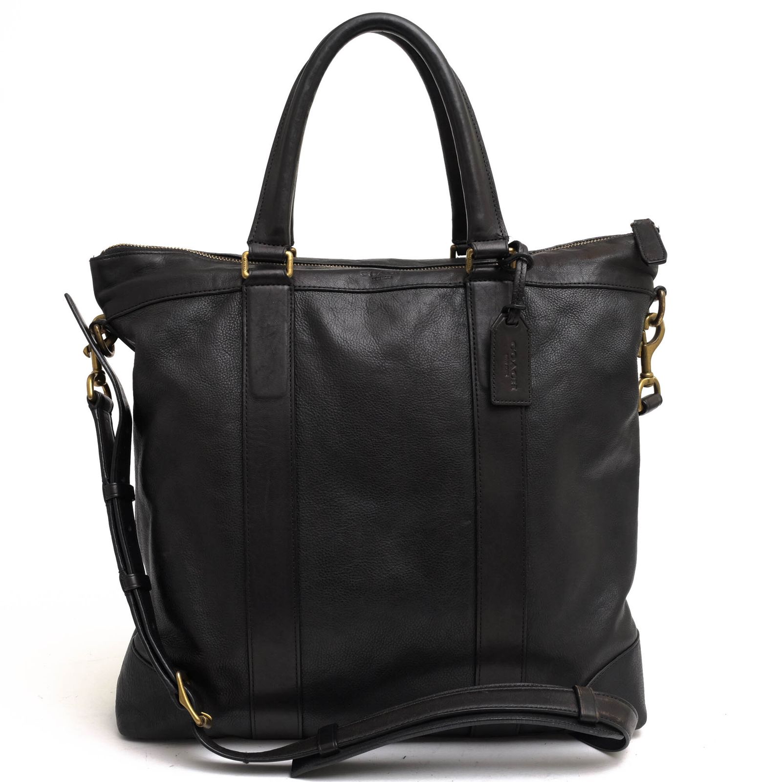 コーチ／COACH トートバッグ 鞄 男性用レザー 革 本革 ブラック コーチ