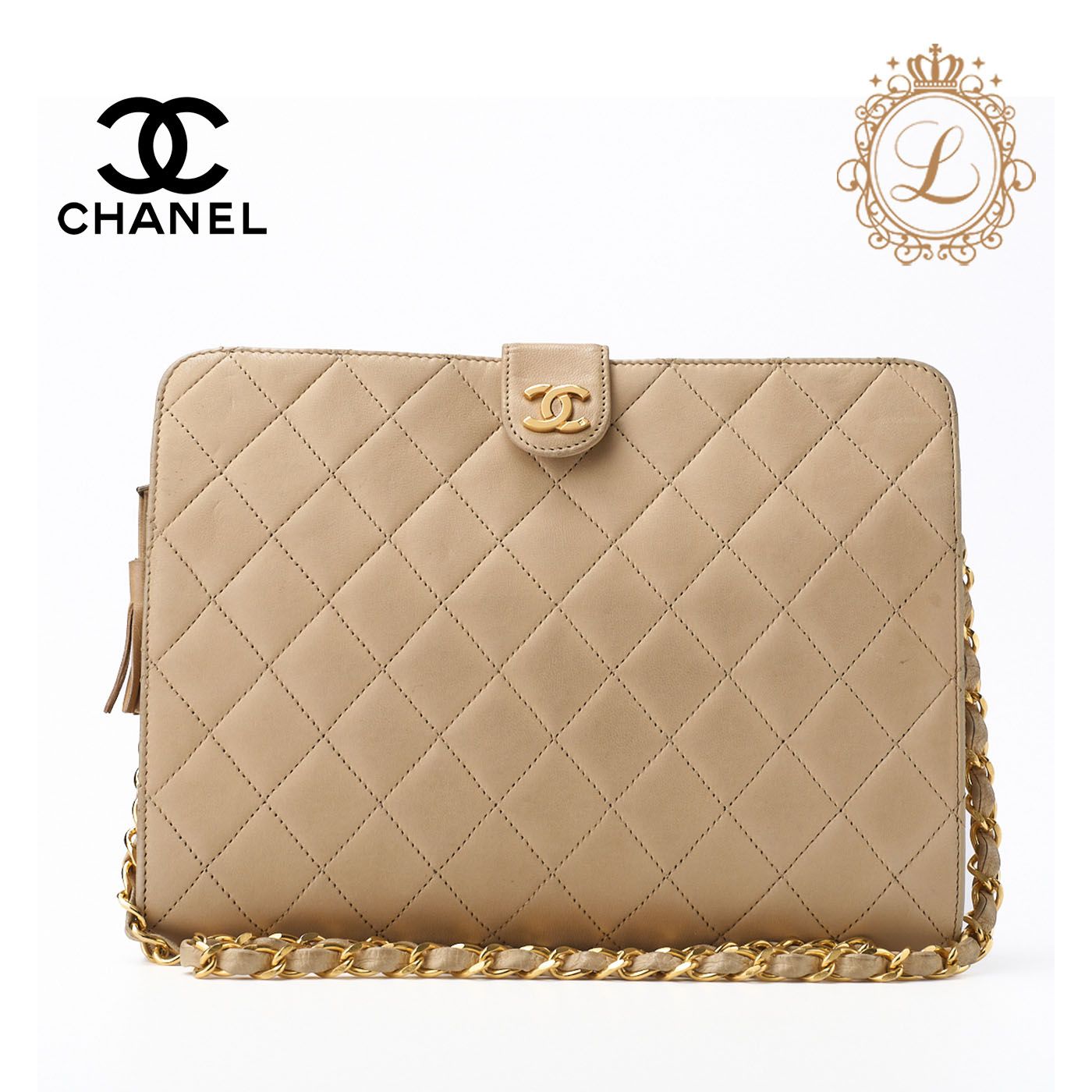 CHANEL シャネル マトラッセ プッシュロック チェーンショルダー  