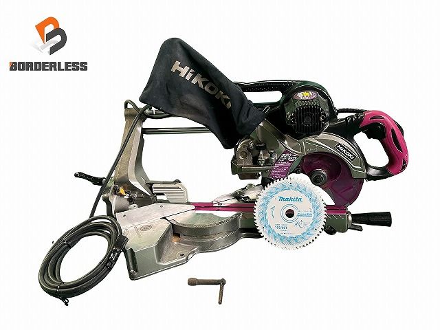 比較的 です HiKOKI ハイコーキ 100V 165mm 卓上スライド丸のこ C6RSHC 卓上スライドマルノコ 木工用 切断機 108849