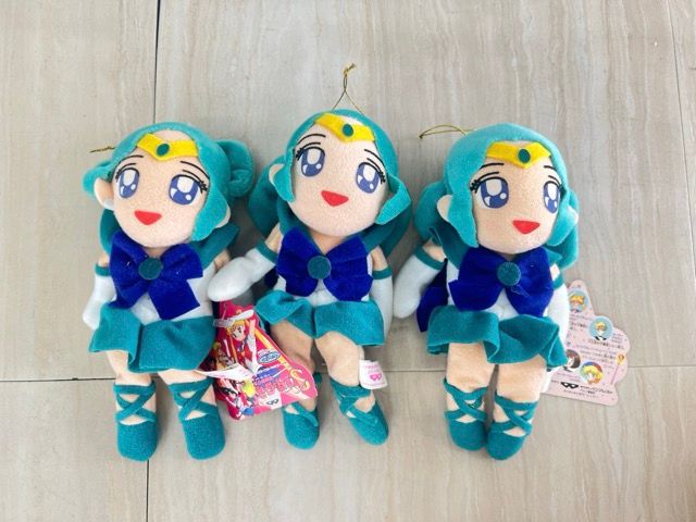 美少女戦士 セーラームーン ぬいぐるみ 17点セット 【中古】タグ