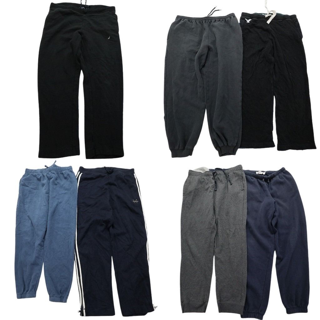 古着卸 ブランドMIX スウェット パンツ 7枚セット メンズ Ｍ Ｌ ノーティカ トミー アメリカンイーグル ギャップ 古着 NC0806