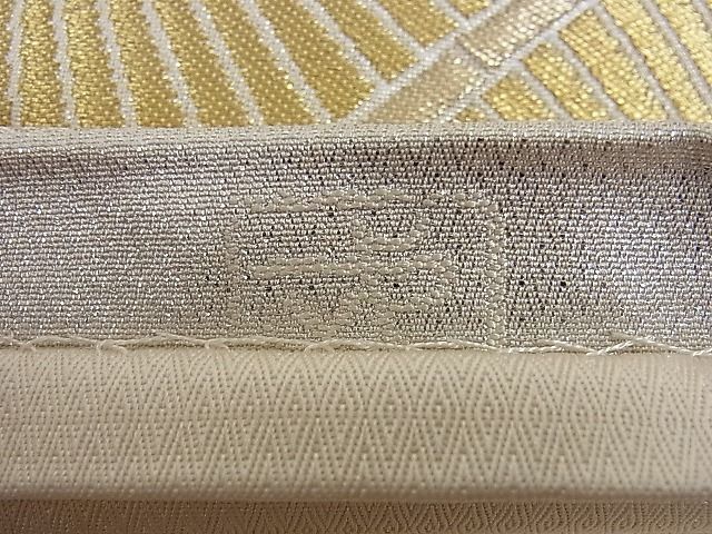 平和屋本店□最高級 人間国宝 北村武資 煌彩錦 六通柄袋帯 菱梅文 金  