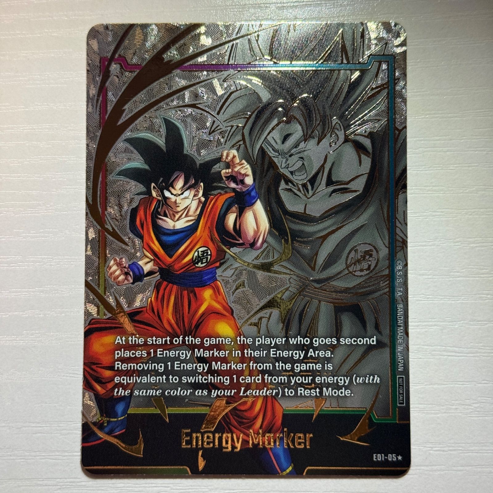 ドラゴンボール 海外 エナジーマーカー E01-01 孫悟空 パラレル 英語