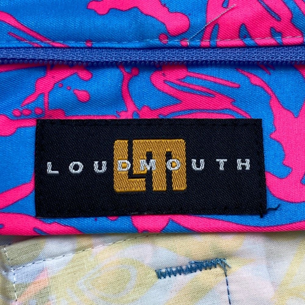 サイズ：L LOUD MOUTH ラウドマウス  ロングパンツ フラミンゴズブルーネオン ブルー系 [240101449872] ゴルフウェア レディース ストスト LOUD MOUTH ラウドマウス ロングパンツ フラミンゴズブルー