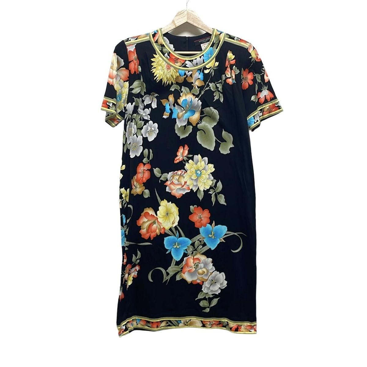 LEONARD - 極美品 レオナール LEONARD FASHION ワンピース 七分