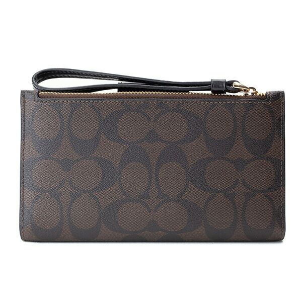 新品 コーチ COACH 長財布 テック ウォレット ブラウン 茶 - メルカリ 