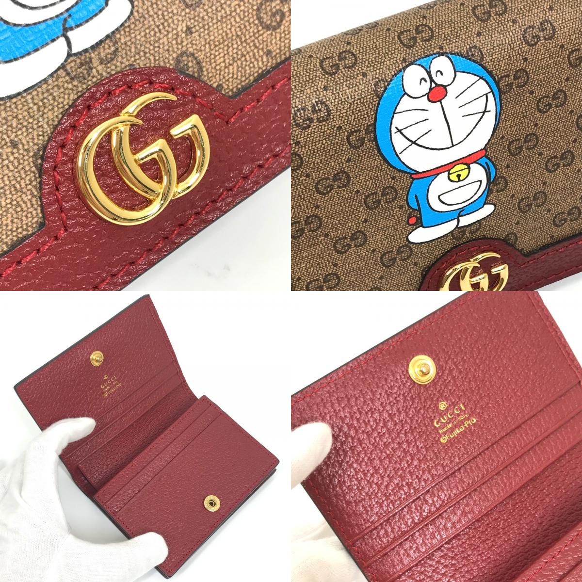 グッチ GUCCI 二つ折り財布 GGスプリーム ドラえもん 647788 marushin-shichi_bs-2113