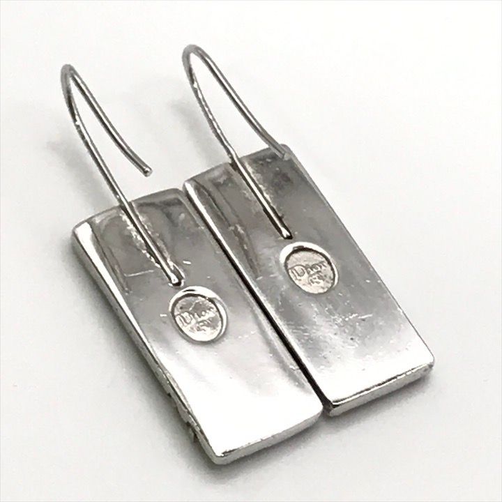 良品 Christian Dior ディオール ピアス トロッター プレート NO