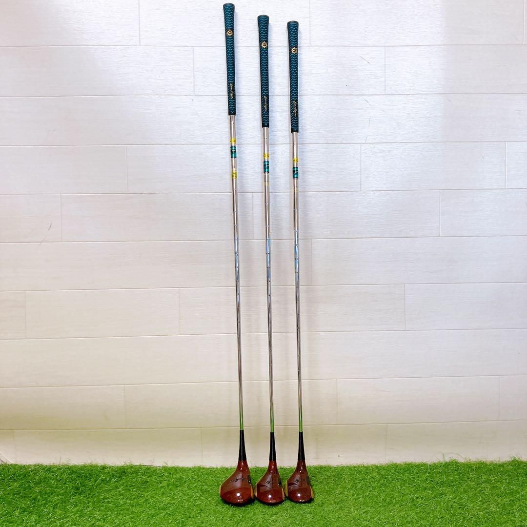 9.ベンホーガン　パーシモン　ゴルフクラブ　ドライバー　フェアウェイウッド 9.ベンホーガン パーシモン ゴルフクラブ ドライバー