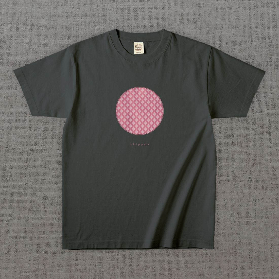 和柄Tシャツ　七宝 -彩・円-