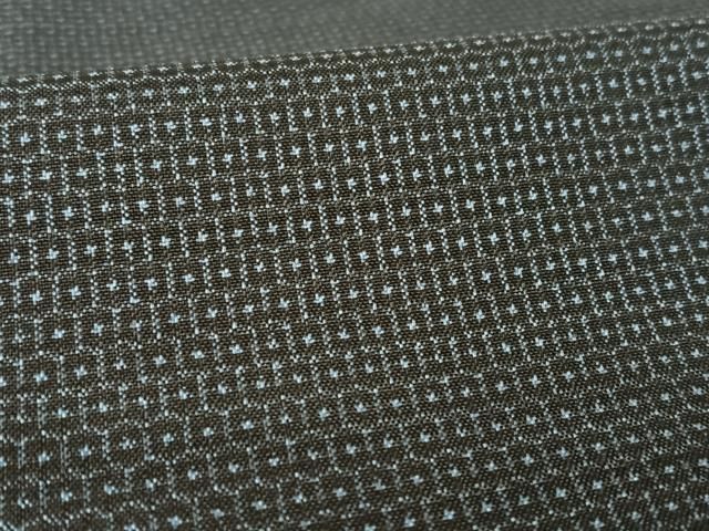 平和屋着物○男性 本場大島紬 アンサンブル 100亀甲 総詰め 正絹 逸品  