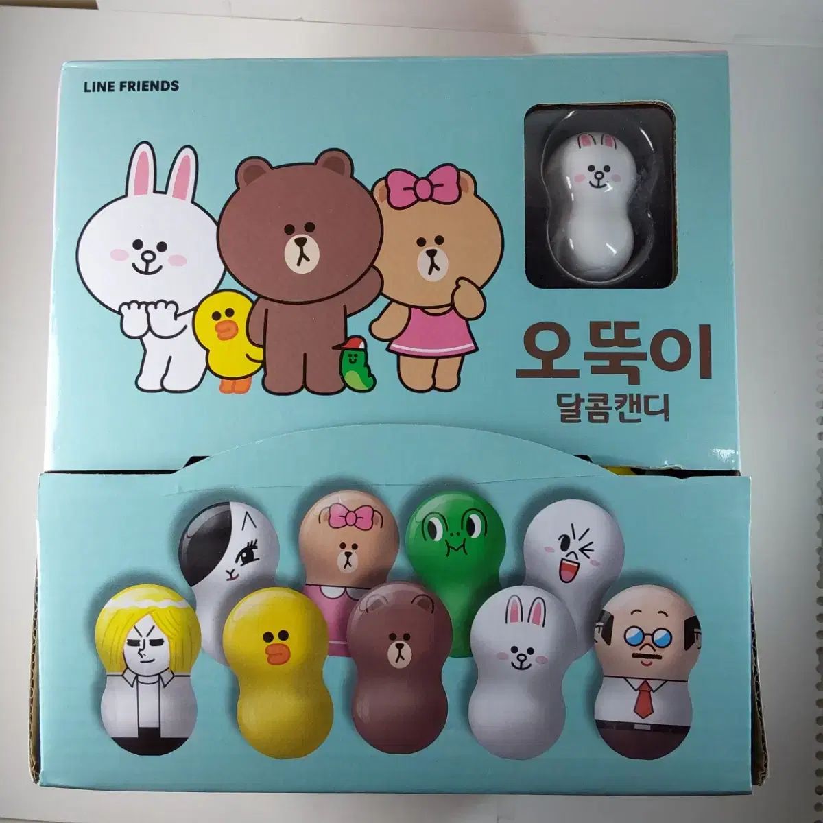 LINE FRIENDS（ライン フレンズ） クソ野郎 甘いキャンディー 1 箱 ( 20 介入)
