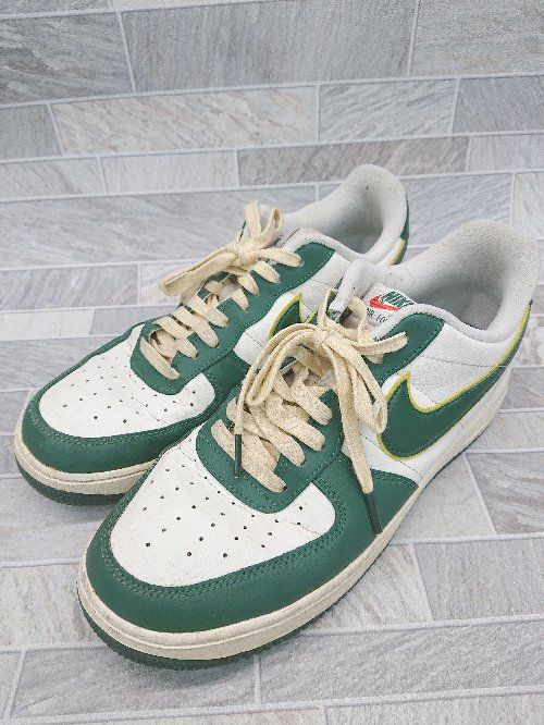 NIKE AIR FORCE 1 '07 LV8 SAIL ナイキ エア フォース スニーカー シューズ サイズ27.5 ホワイト グリーン メンズ P 