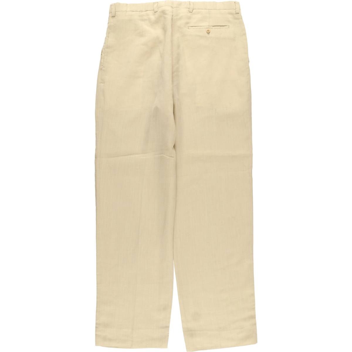 BURBERRY LONDON タックチノスラックスパンツ ベージュ/UW197 BURBERRY LONDON タックチノスラックスパンツ ベージュ/UW197
