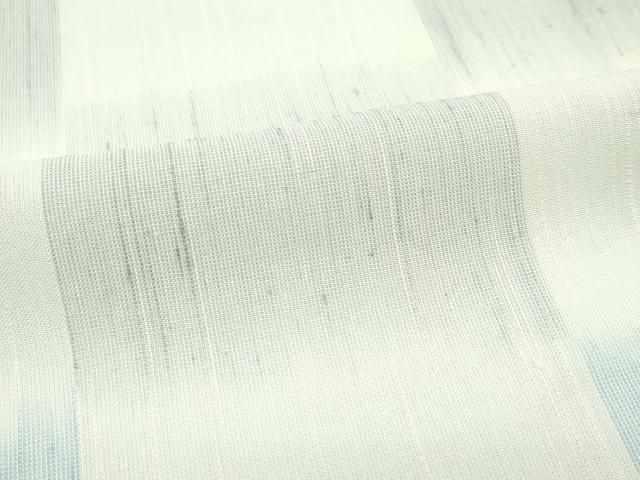 平和屋本店□極上 夏物 結城紬 夏結城 奥順謹製 はたおり娘 タテ絣