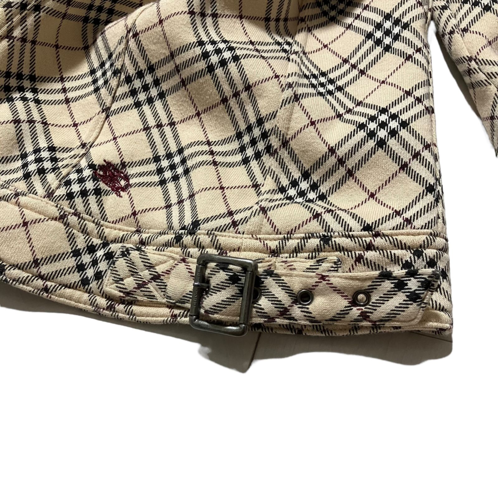 BURBERRY BLUE LABEL　ノバチェック　ジップアップブルゾン バーバリーブルーレーベル ノバチェック柄 ブルゾン ジップ