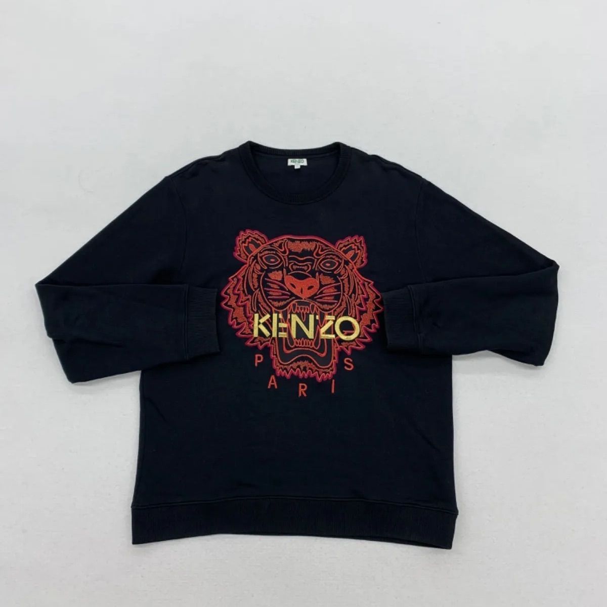 KENZO ケンゾー タイガーロゴ刺繍 スウェット トレーナー - メルカリ