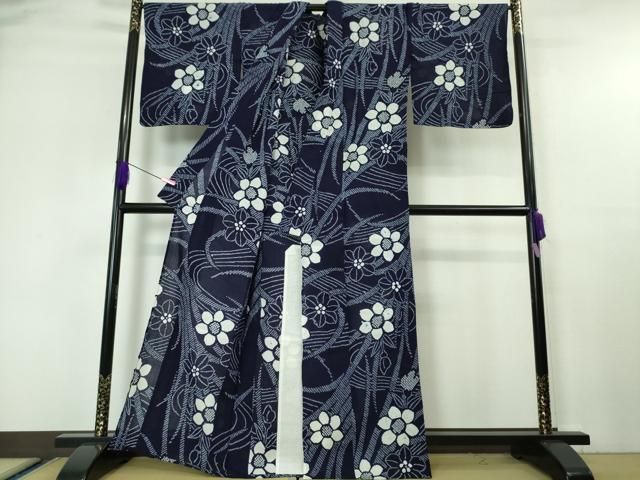 草花文 綿