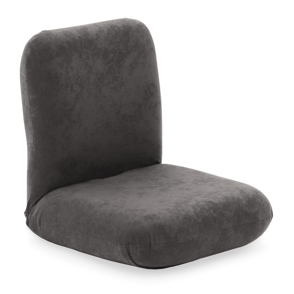 背部リクライニング グレー あぐら座椅子３ コンパクト 産学連携 リラックス 座椅子専科