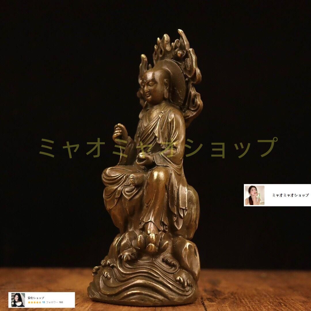 地蔵 菩薩 騎龍観音 銅製 仏像 彫刻 置物 開運 風水 地蔵 菩薩 騎龍観音 銅製 仏像 彫刻 置物 開運 風水
