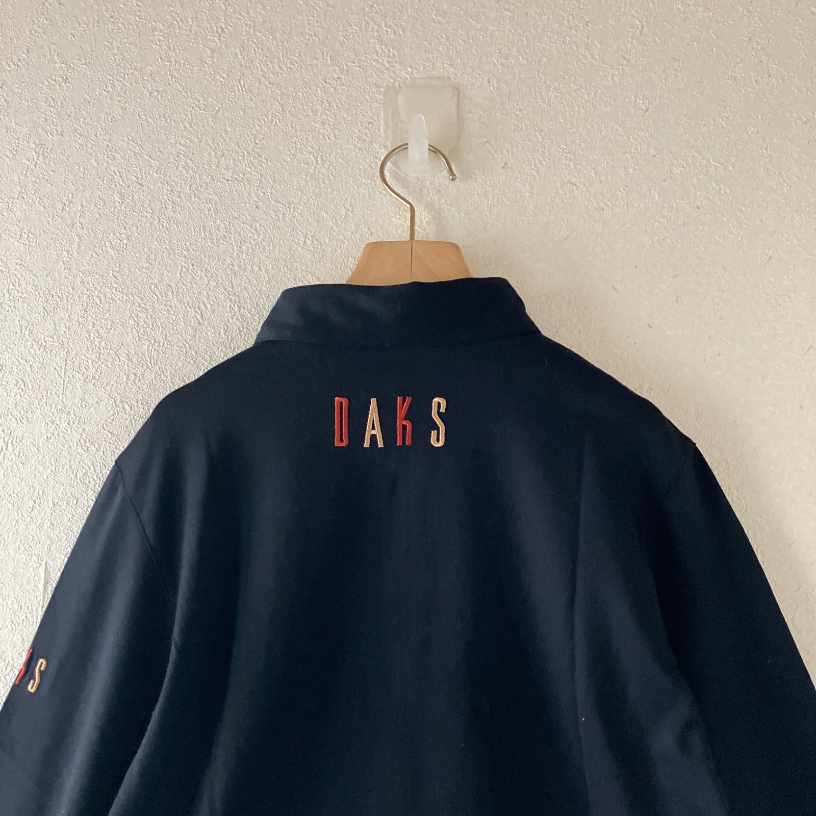 未使用タグ付ダックスゴルフ長袖ポロM27500円DAKS GOLF DAKS 良品 GOLF ダックス ゴルフ ポロシャツ カットソー 長袖