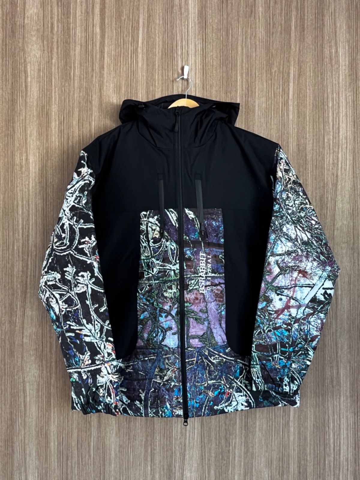 Foumarts公式 サンプルウェア Bsrabbit 2324 HIGH HOODED JACKET BLACK SNOWFLAKE