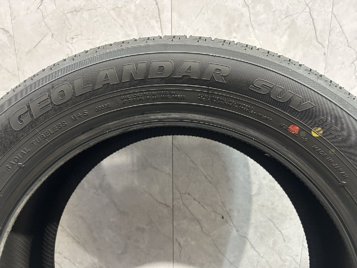 新車外し 製 YOKOHAMA GEOLANDAR SUV G055 225 55R18 98H 18インチ 夏タイヤ 4本 デリカD 5 エクリプスクロス等 MTB848 SMP1DAWEKUDUS_SCH_ID