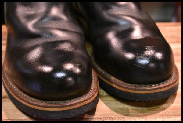 8D 良品 PT99刺繍 Y'S別注】レッドウィング 2268 エンジニア 黒