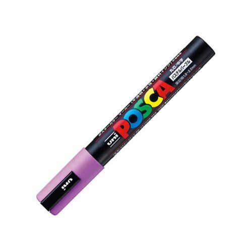 まとめ 三菱鉛筆 水性ペン ポスカ 中字 パステルパープル PC5M-P11 ×30セット