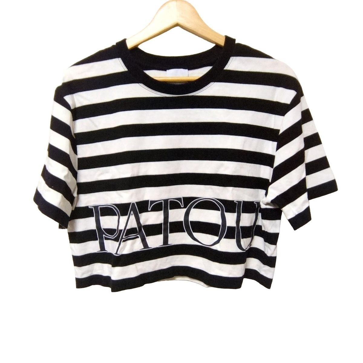PATOU(パトゥ) 半袖Tシャツ サイズS レディース美品 - 白×黒