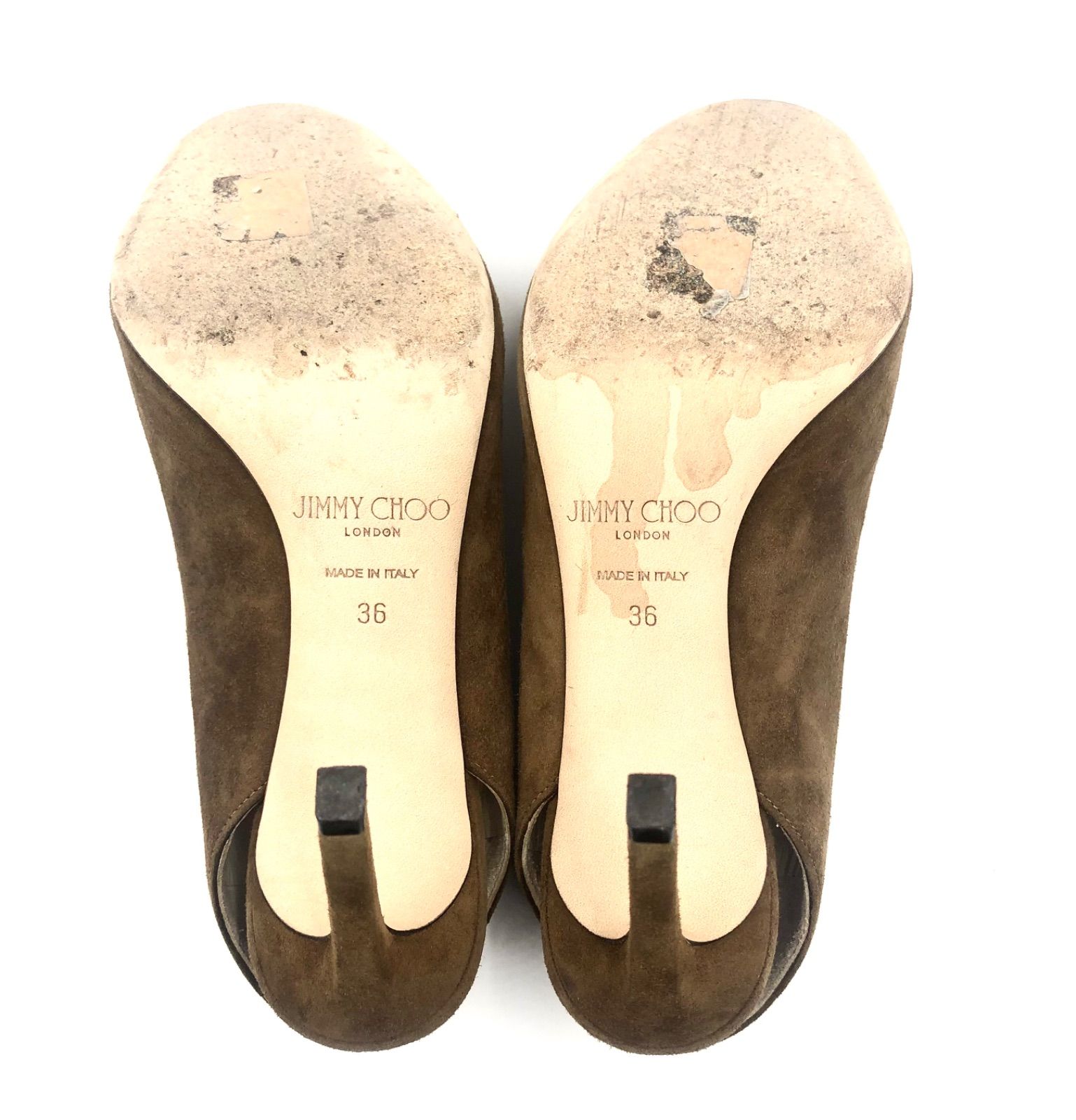 極美品 ジミーチュウ ZALEA 65 ミュール 黒×ベージュ 36 約23cm 極美品！JimmyChoo ミュール 極美品 ジミーチュウ ZALEA 65 ミュール