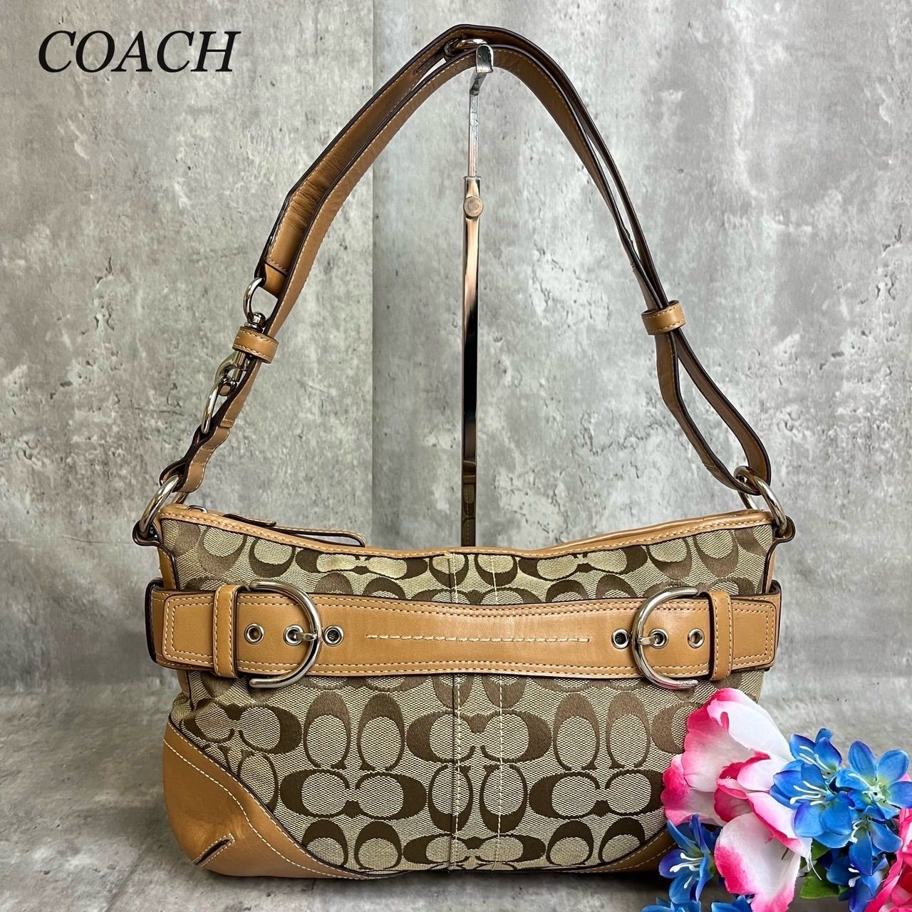 ✨良品✨ COACH コーチ ショルダーバッグトートバッグ シグネチャー 総 