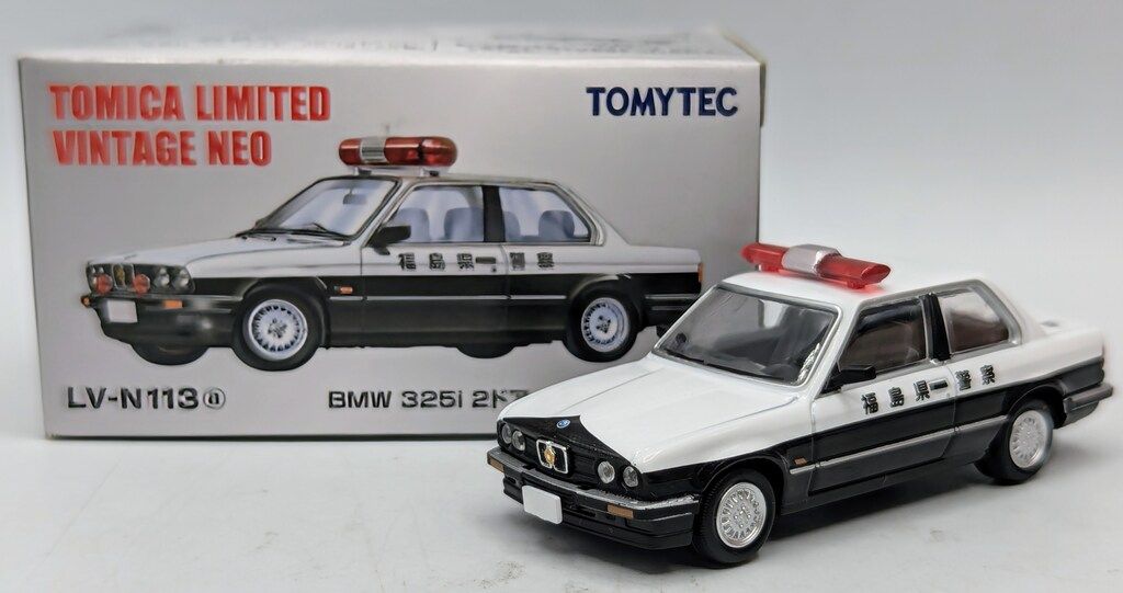 トミーテック TOMICA LIMITED VINTAGE NEO BMW325i 2ドア パトカー 福島県警 LVN113a