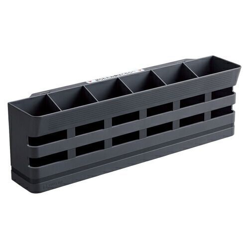 （まとめ） 傘立て キングジム 折りたたみ傘のカサ立て ダークグレー 6036ﾀ- 4971660039241  1個【×5セット】