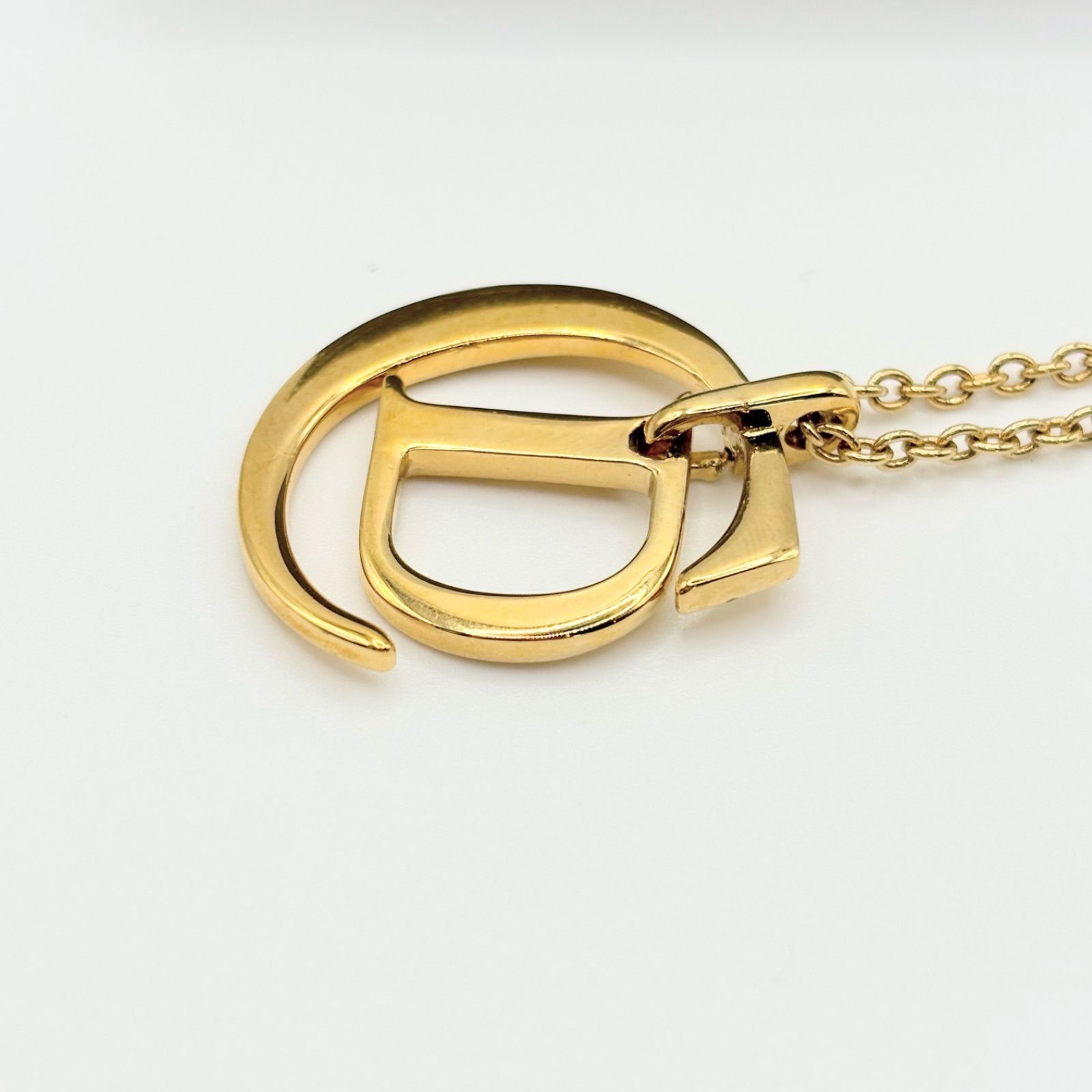 美品 Christian Dior クリスチャンディオール ゴールド チェーン CD