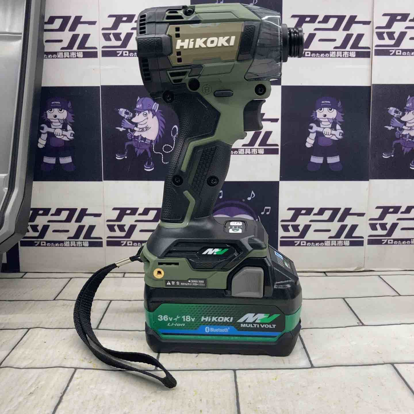 ハイコーキ HIKOKI 旧 日立工機 コードレスインパクトドライバ フォレストグリーン WH36DD 2XHGSZ 所沢店
