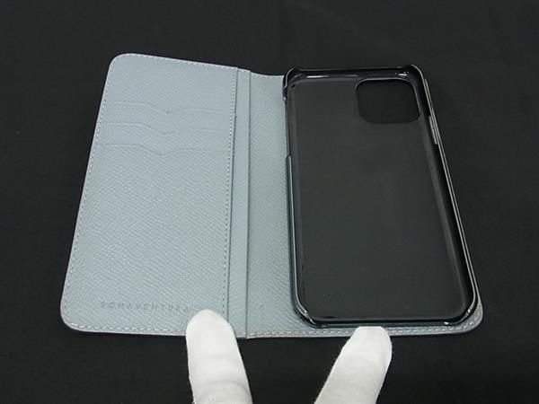 ボナペンチュラ iPhone11proケース(ネイビー) □美品□ BONAVENTURA ボナベンチュラ レザー iPhone11Pro対応