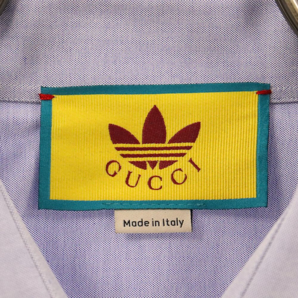 GUCCI (グッチ) 23SS×adidas Oxford Cotton L/S Shirt 691521 ZAJPP 