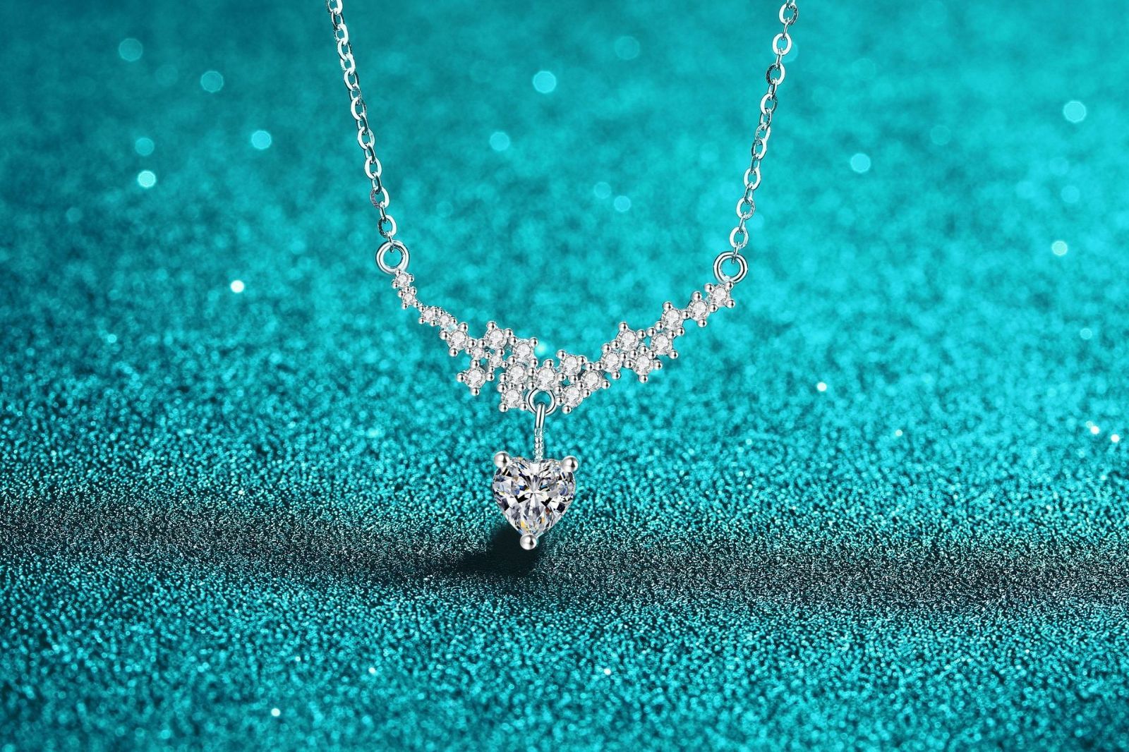 モアッサナイト ネックレス ペンダント 1ct シルバー925