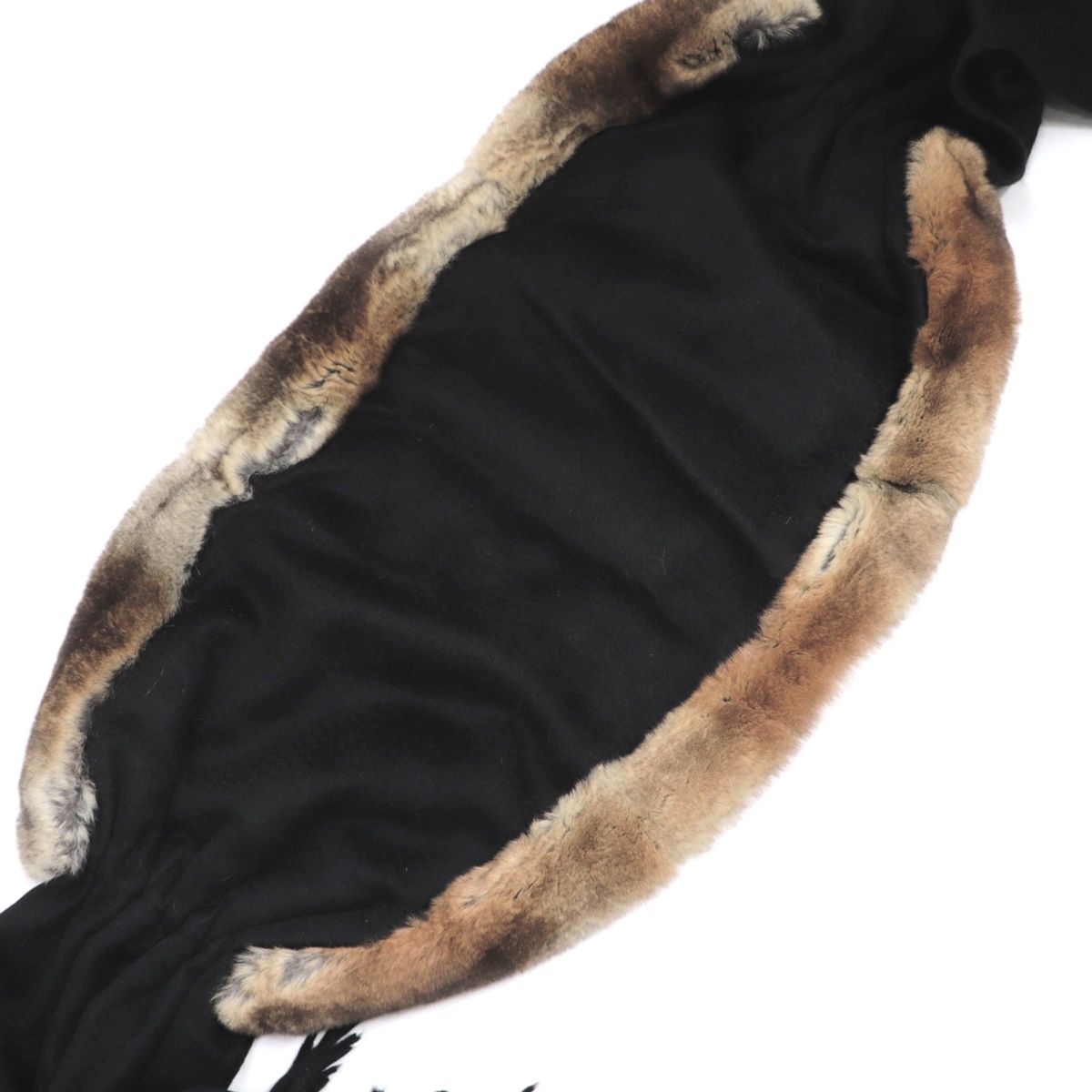 美品】 フェンディ キャンディ ストール シェアード リアルファー  