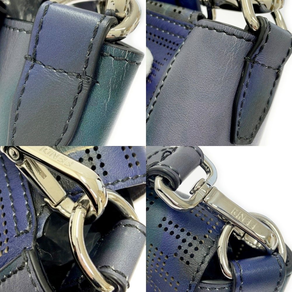 中古】FENDI フェンディ 7VA536 AHUQ 228・0189 ズッカ レザー