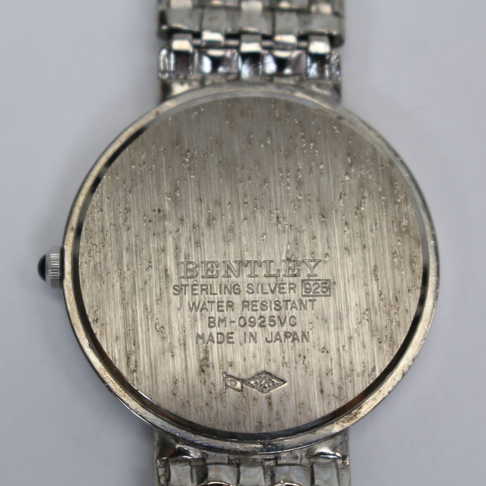 202)【電池交換済み】BENTLEY ベントレイ 腕時計 SV 925刻印