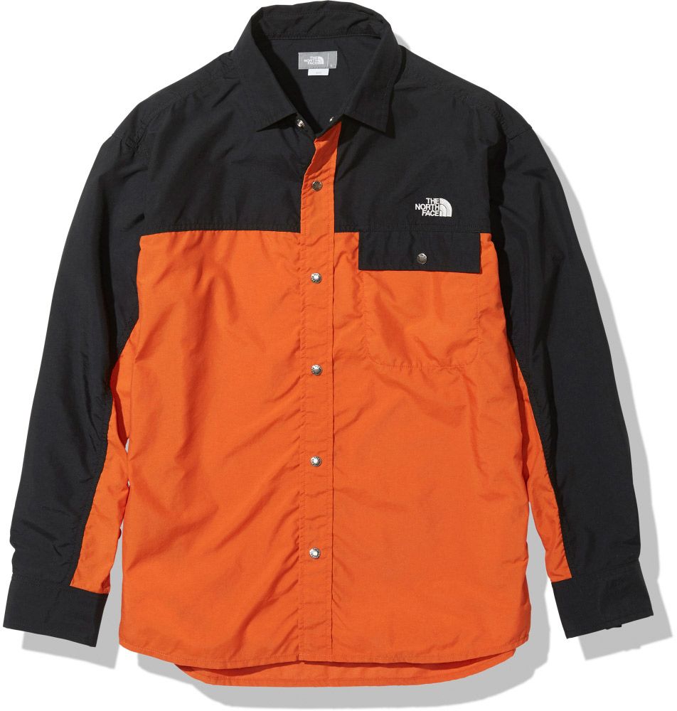 ザ・ノース・フェイス THE NORTH FACE アウトドア ロングスリーブヌプシシャツ L S NUPTSE SHIRT トップス 布帛シャツ ブラウス 布帛シャツ メンズ レディース 長袖 UVケア 静電ケア  NR11961 BH バーント
