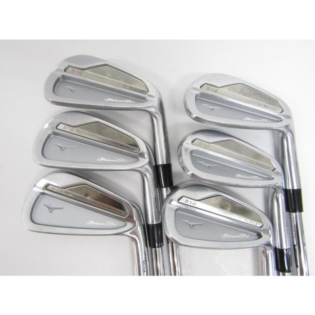 ミズノプロ518 アイアンセット 名器6本セット MIZUNO ミズノ MIZUNOPRO 518 アイアン 5～9.P. 6本セット flex